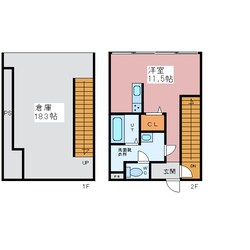 グラストハウスの物件間取画像